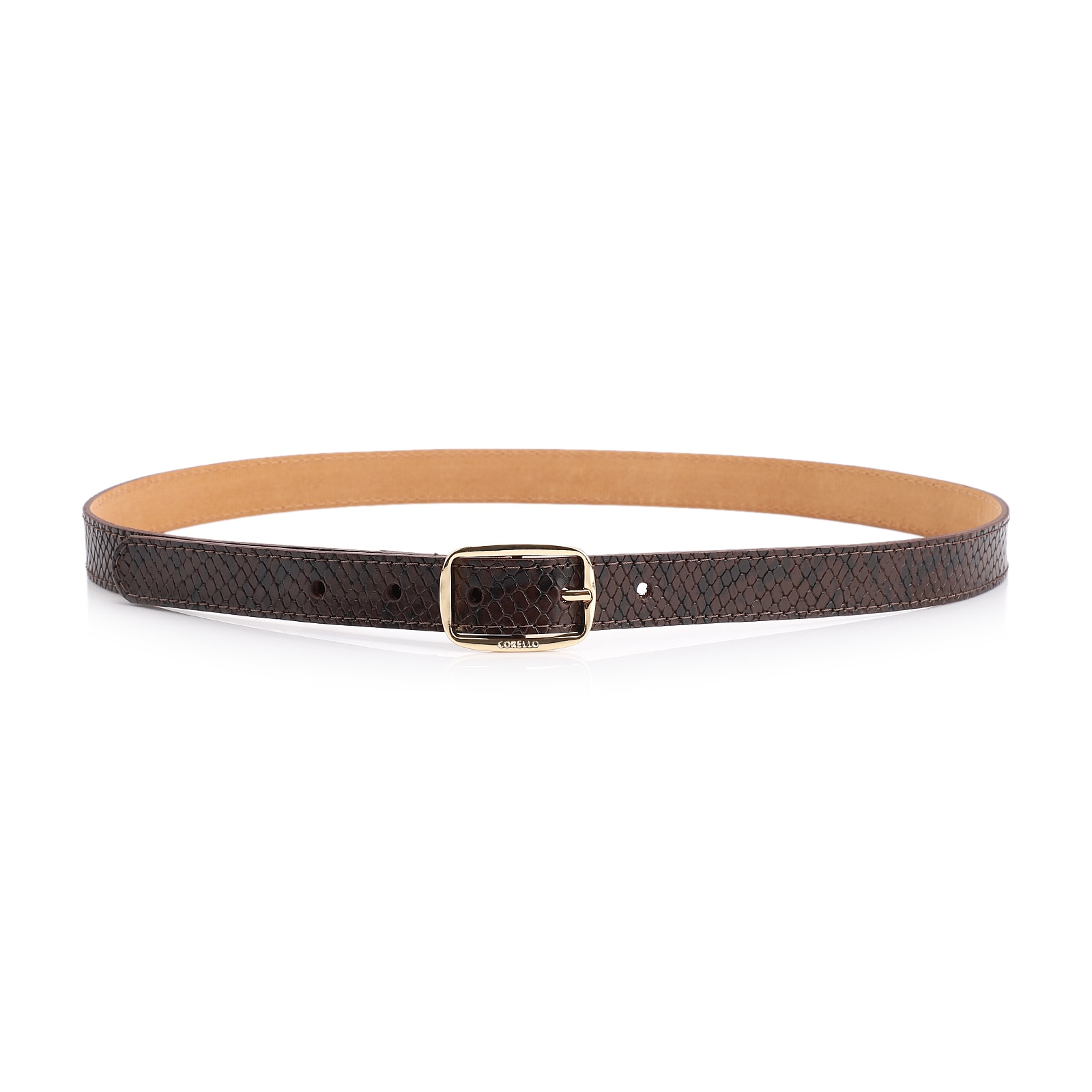 Cinto Alt Python Marrom Escuro