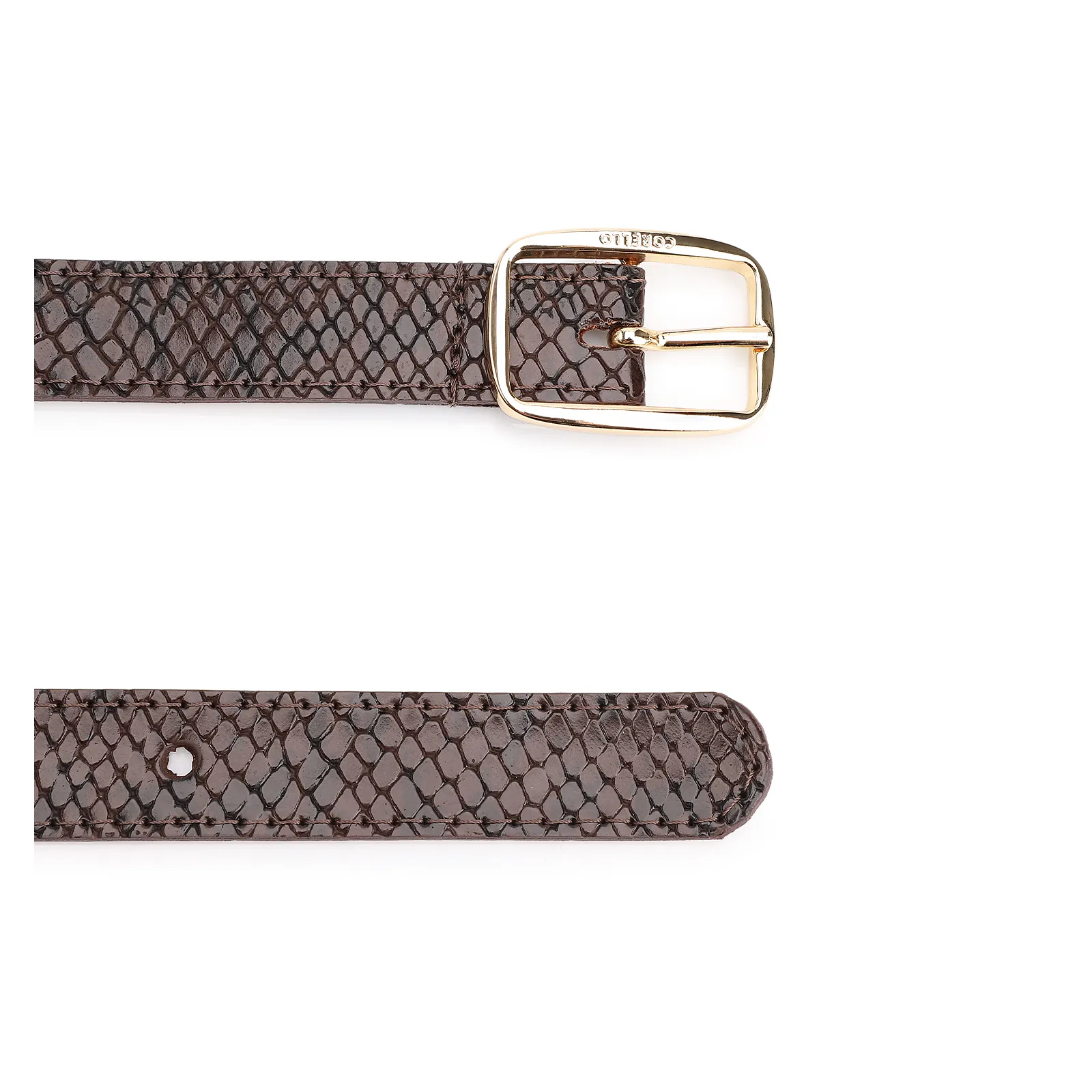 Cinto Alt Python Marrom Escuro