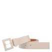 Cinto Couro Antique Off White - imagem 1