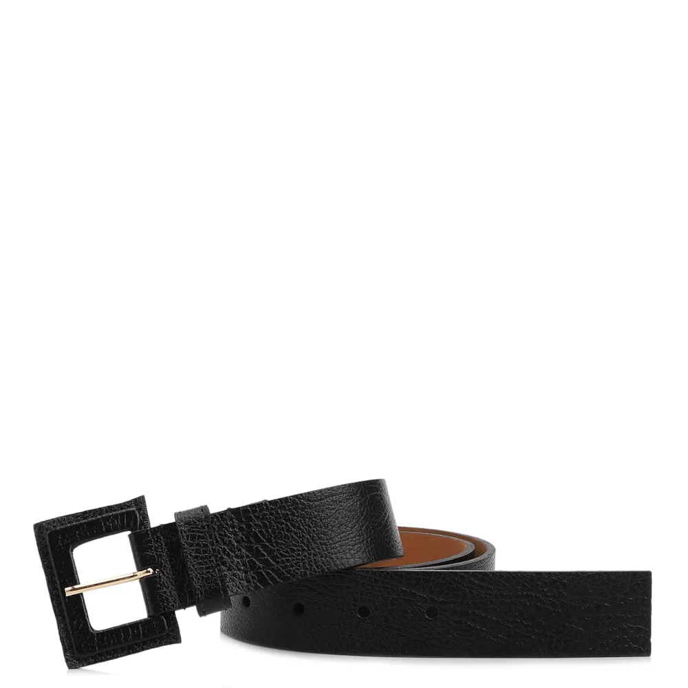 Cinto Couro Antique Preto