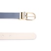 Cinto Couro Azul/Couro Off White - imagem 3
