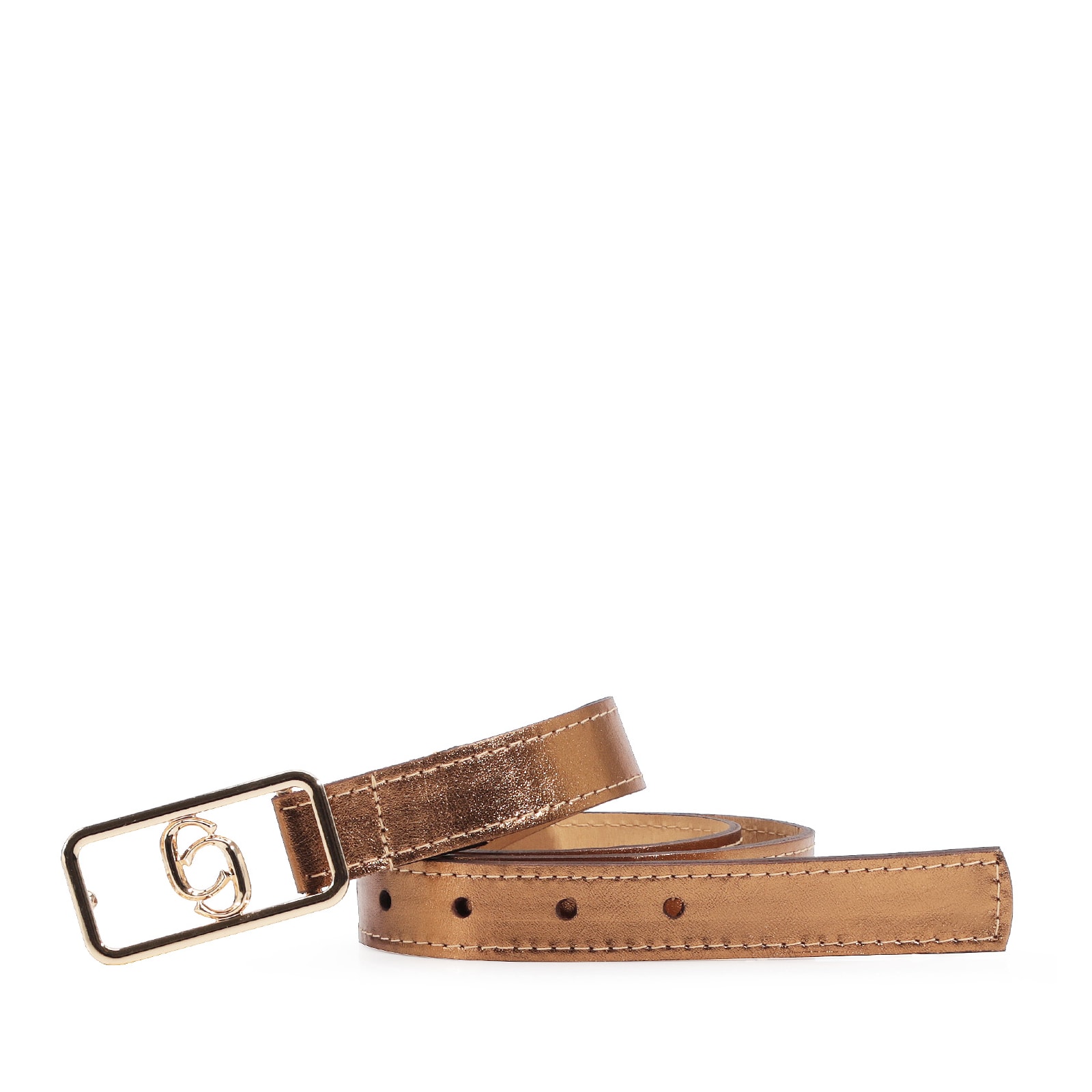 Cinto Couro Bronze