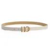 Cinto Couro Croco Off White - imagem 2