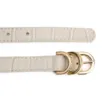 Cinto Couro Croco Off White - imagem 3