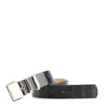 Cinto Couro Croco Preto - imagem 1