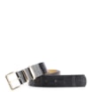 Cinto Couro Croco Preto - imagem 1