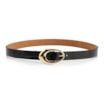 Cinto Couro Croco Preto - imagem 2