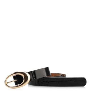 COURO CROCO PRETO