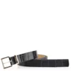 Cinto Couro Croco Preto - imagem 1