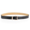 Cinto Couro Croco Preto - imagem 2