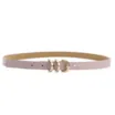 Cinto Couro Croco Rosa - imagem 2