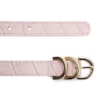 Cinto Couro Croco Rosa - imagem 3