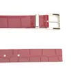 Cinto Couro Croco Vermelho - imagem 3