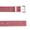 Cinto Couro Croco Vermelho - imagem 3