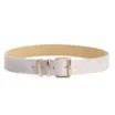 Cinto Couro Estonado Off White - imagem 2