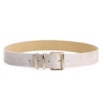 Cinto Couro Estonado Off White - imagem 2