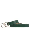 Cinto Couro Lezard Verde - imagem 1