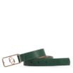 Cinto Couro Lezard Verde - imagem 1