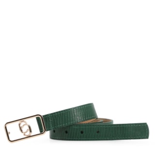 Couro Lezard Verde