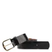 Cinto Couro Maxi Croco Preto - imagem 1