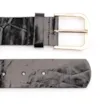 Cinto Couro Maxi Croco Preto - imagem 3