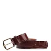 Cinto Couro Maxi  Croco Vinho - imagem 1
