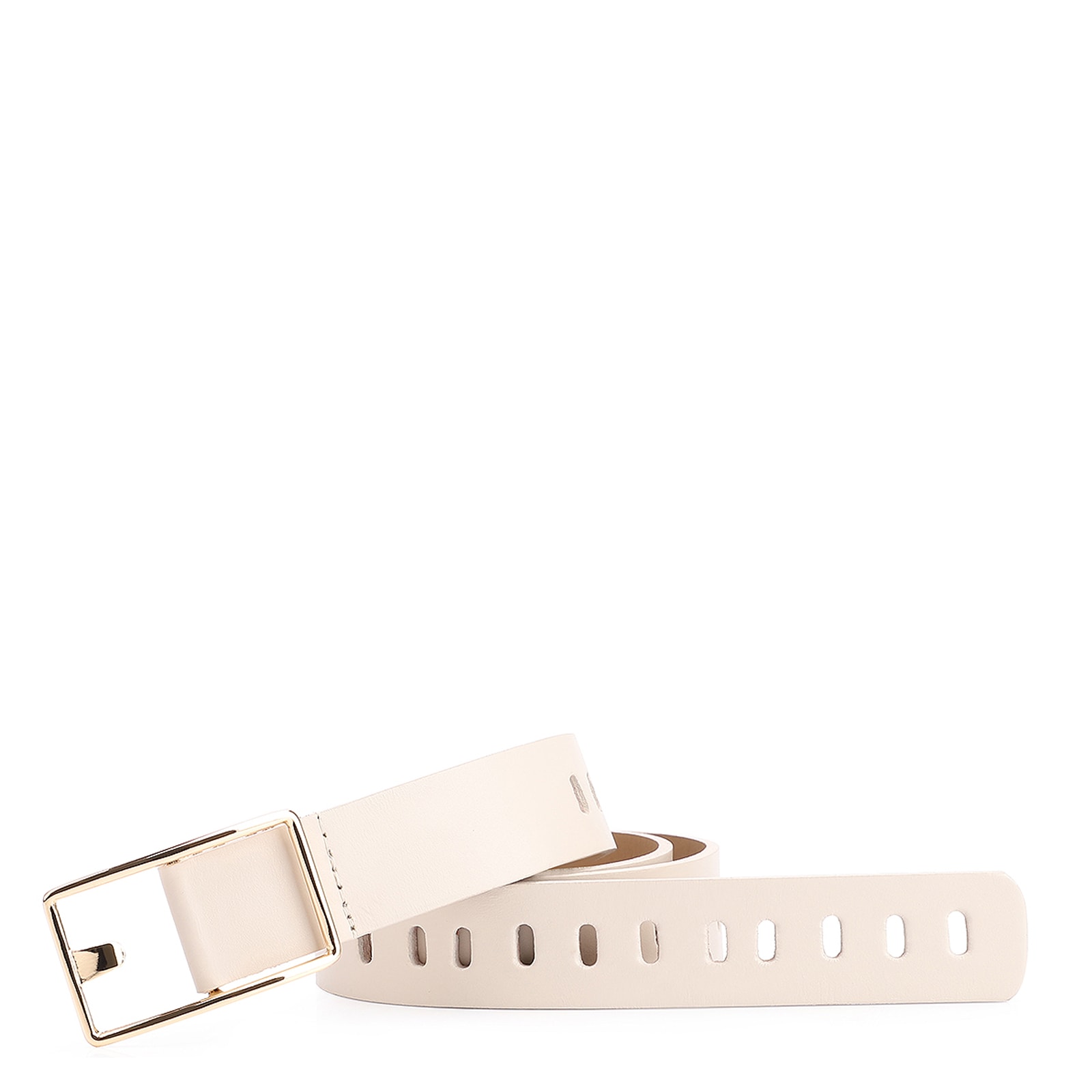 Cinto Couro Off White