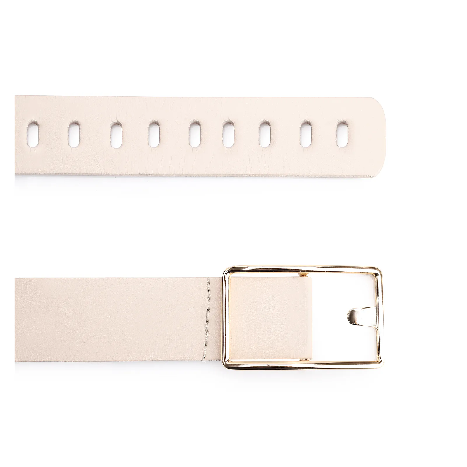 Cinto Couro Off White