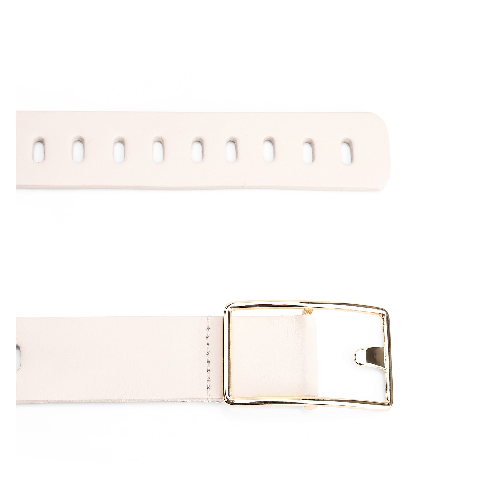Cinto Couro Off White