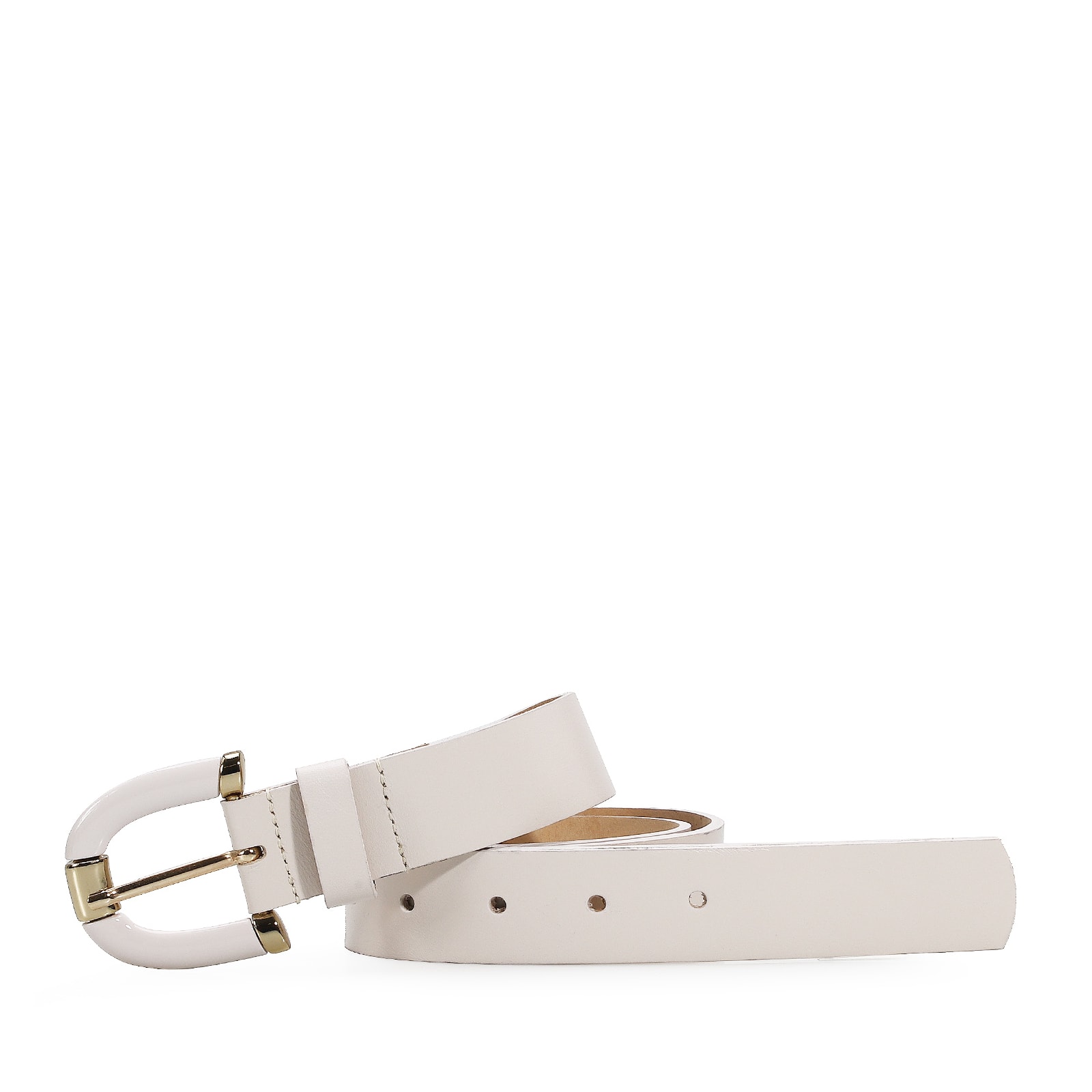 Cinto Couro Off White