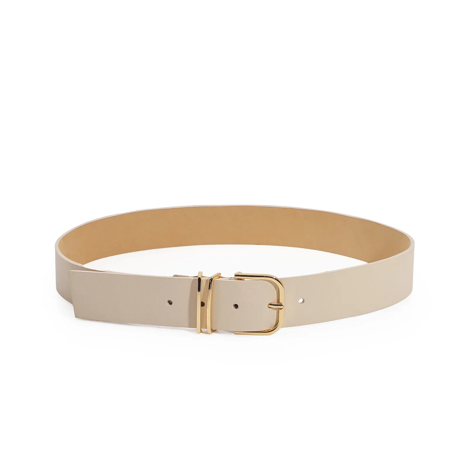 Cinto Couro Off White