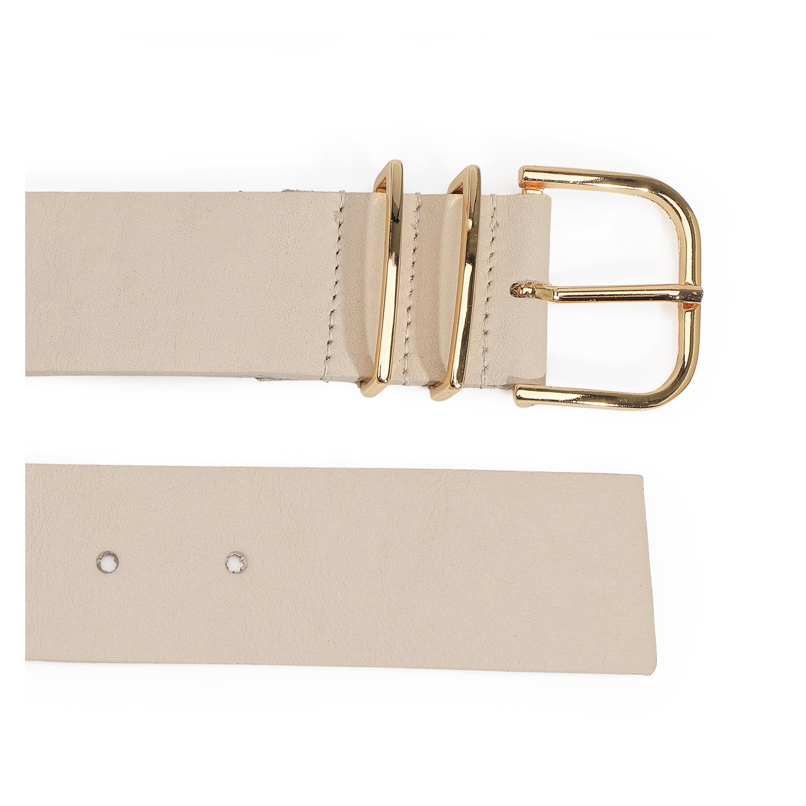 Cinto Couro Off White