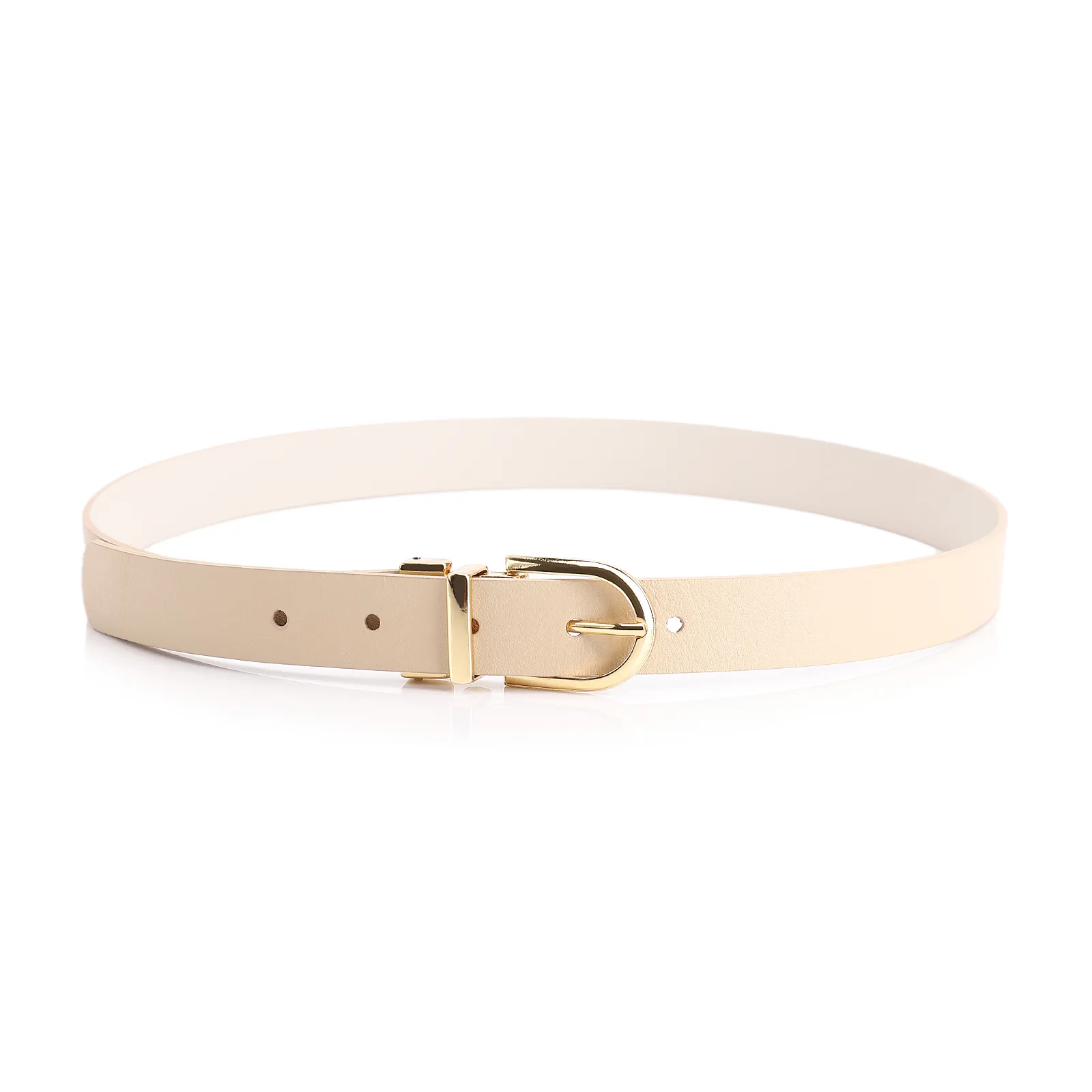 Cinto Couro Off White