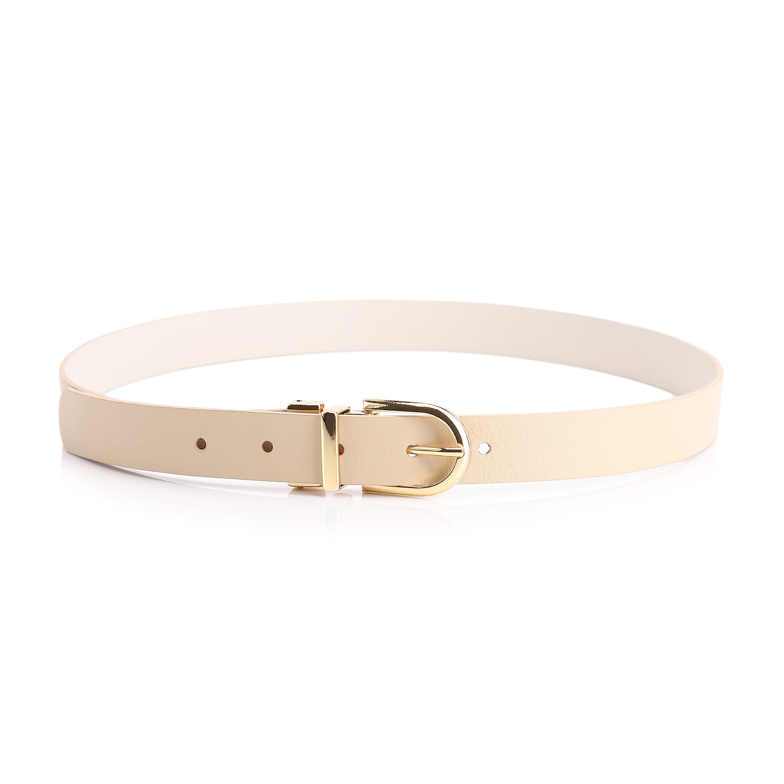 Cinto Couro Off White