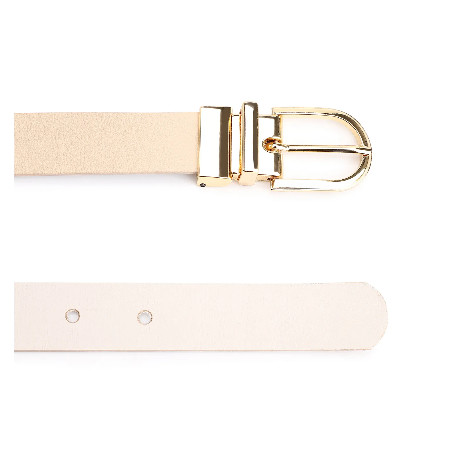 Cinto Couro Off White