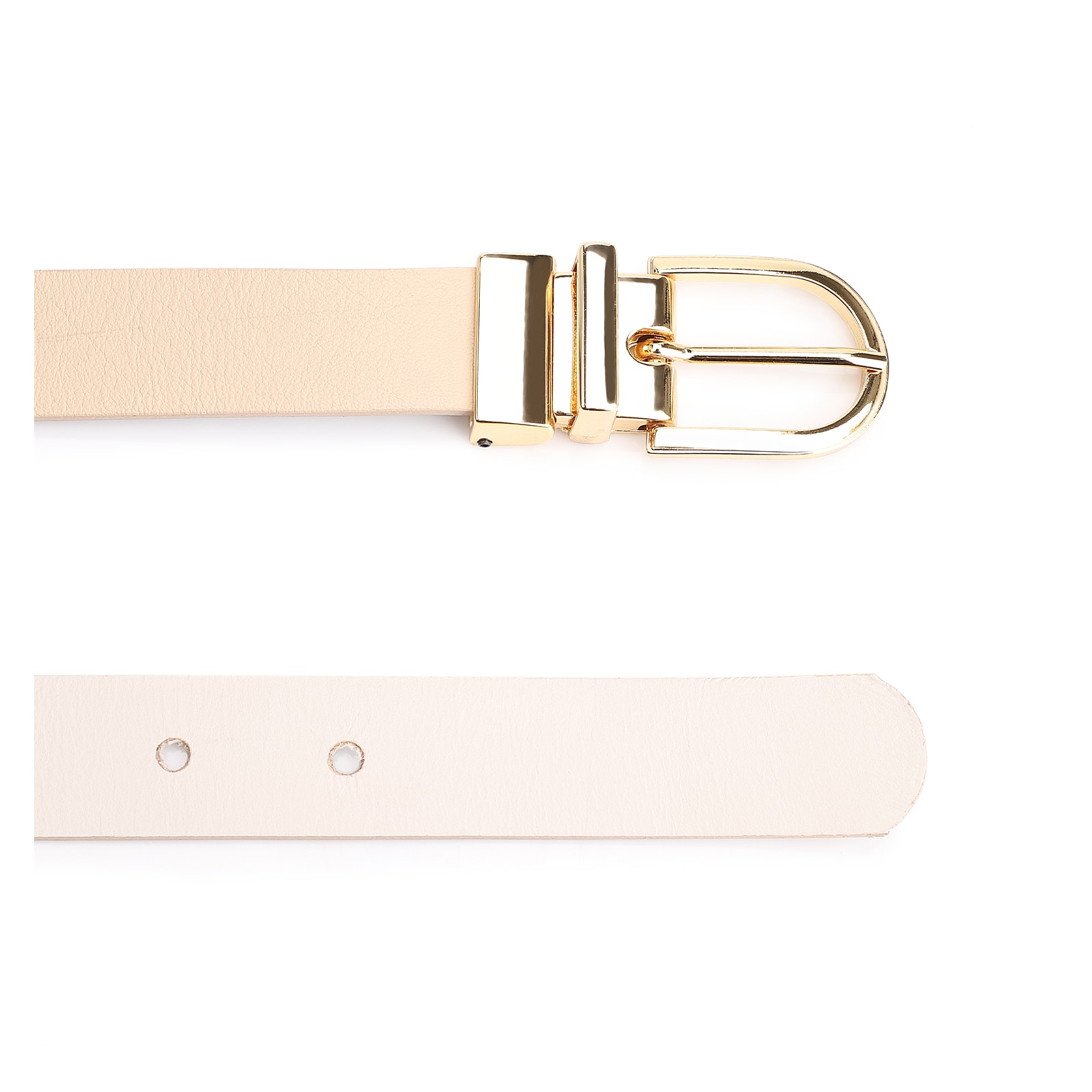Cinto Couro Off White