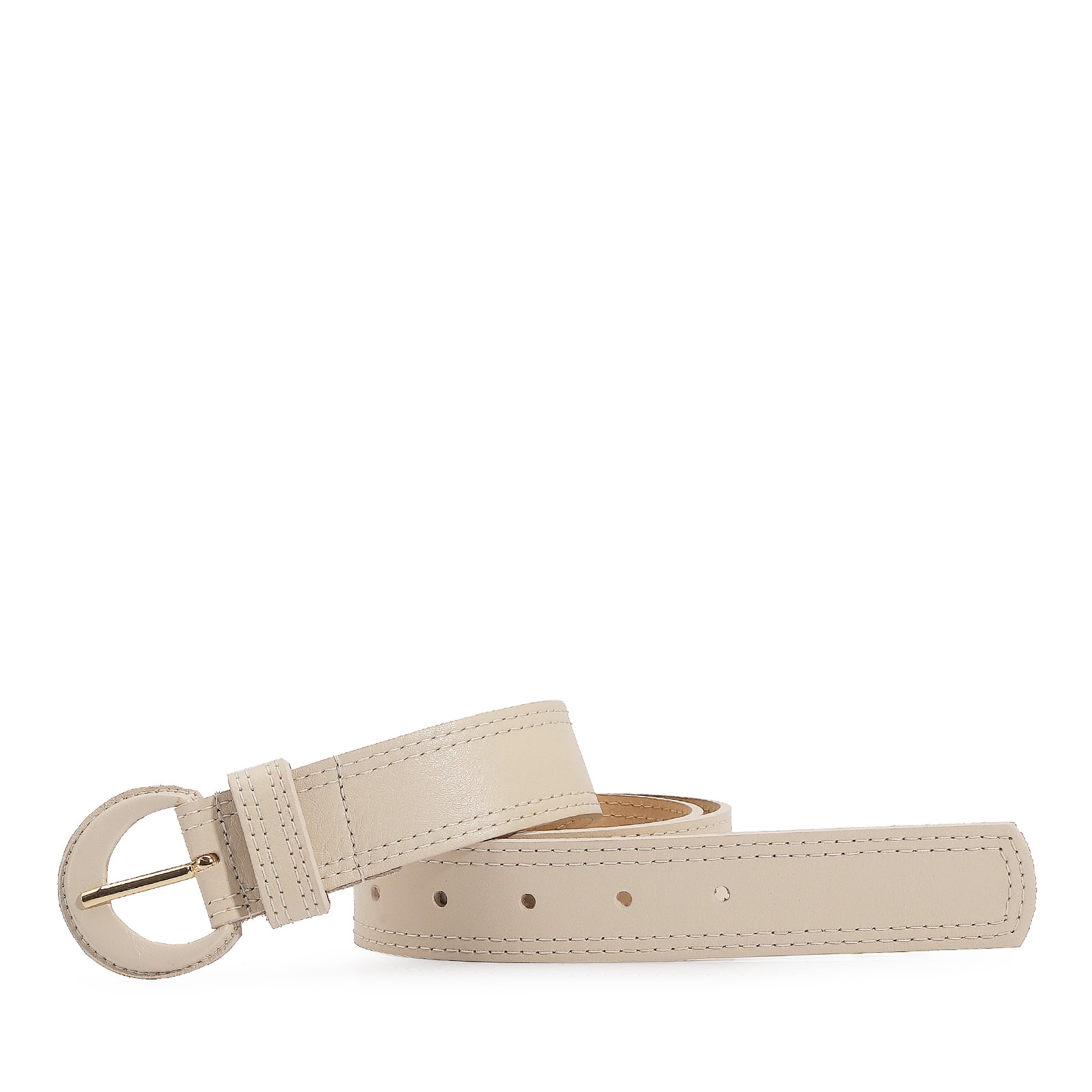 Cinto Couro Off White