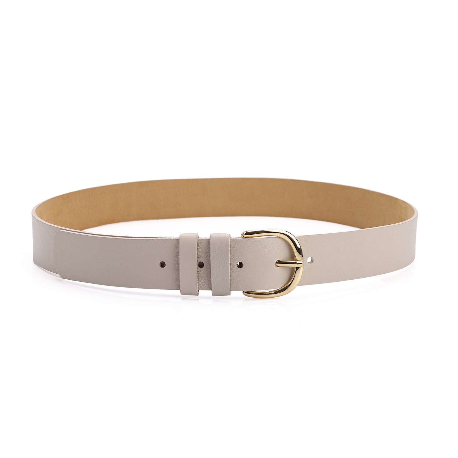 Cinto Couro Off White
