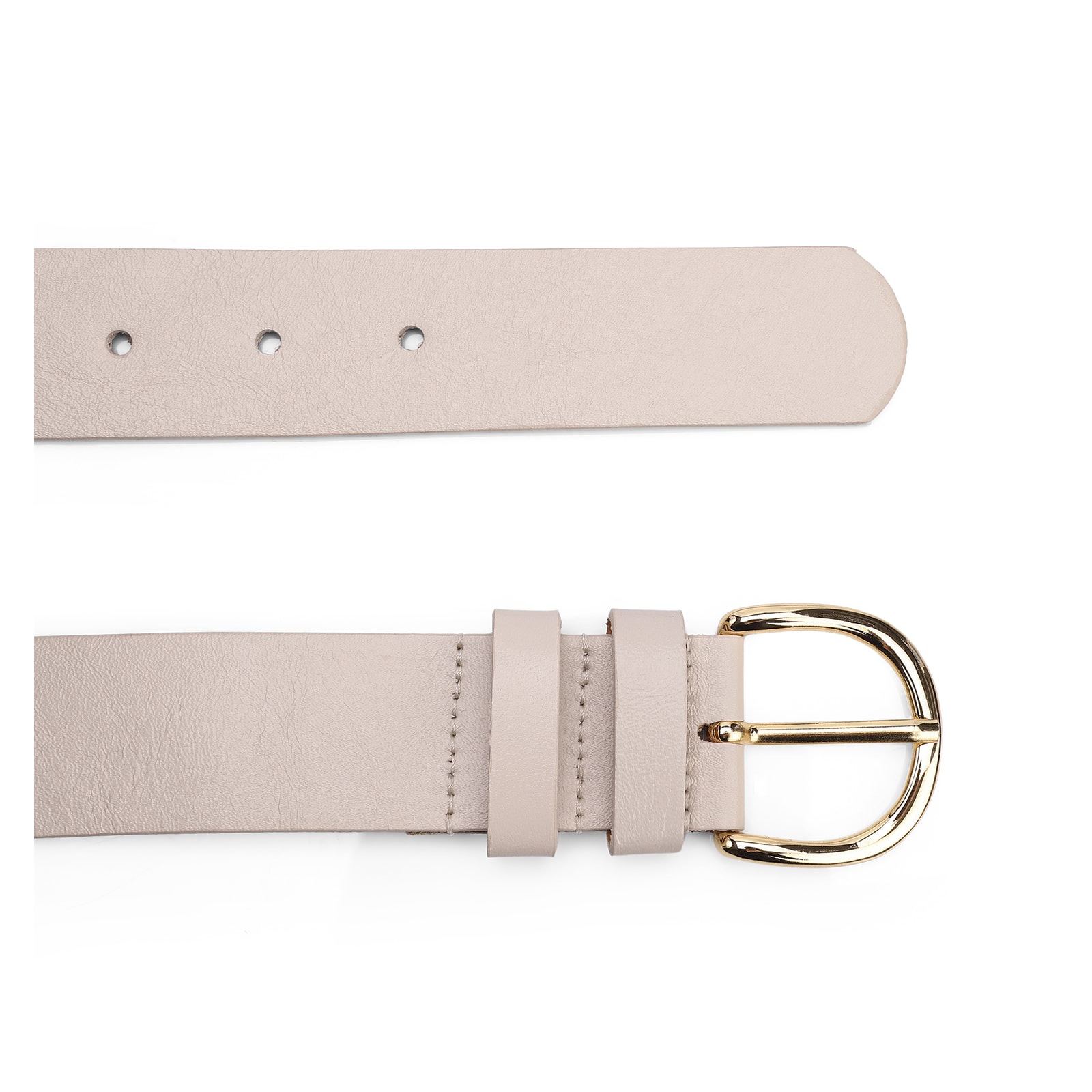 Cinto Couro Off White