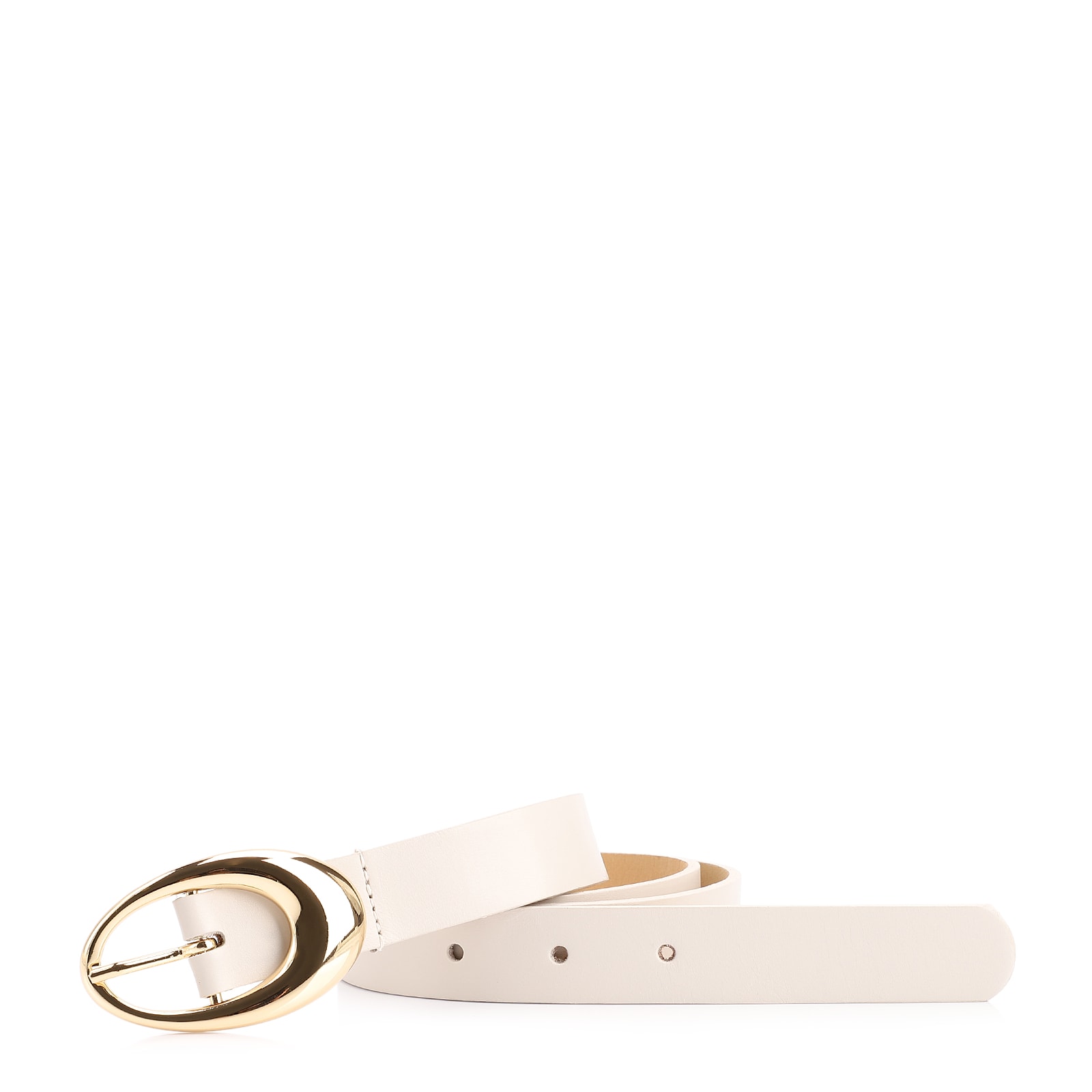 Cinto Couro Off White