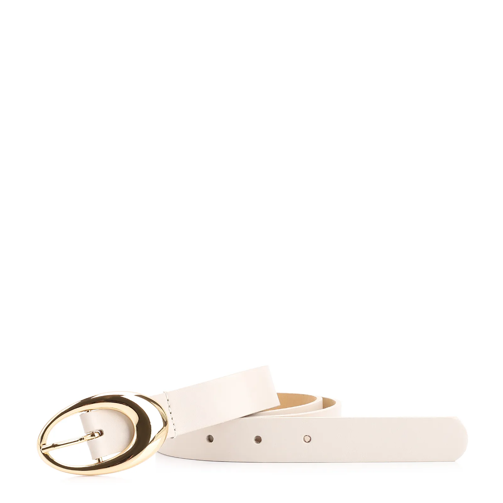 Cinto Couro Off White