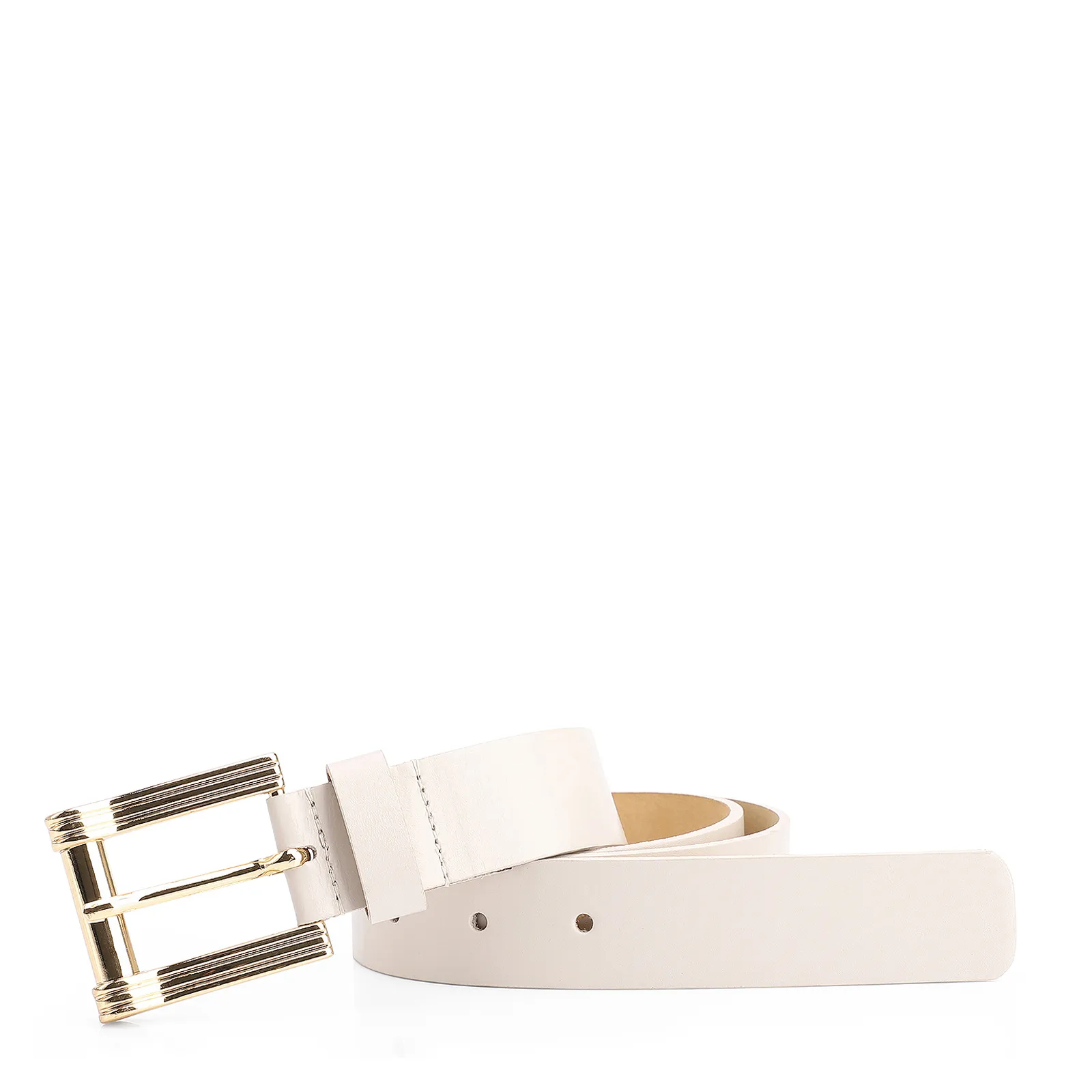Cinto Couro Off White