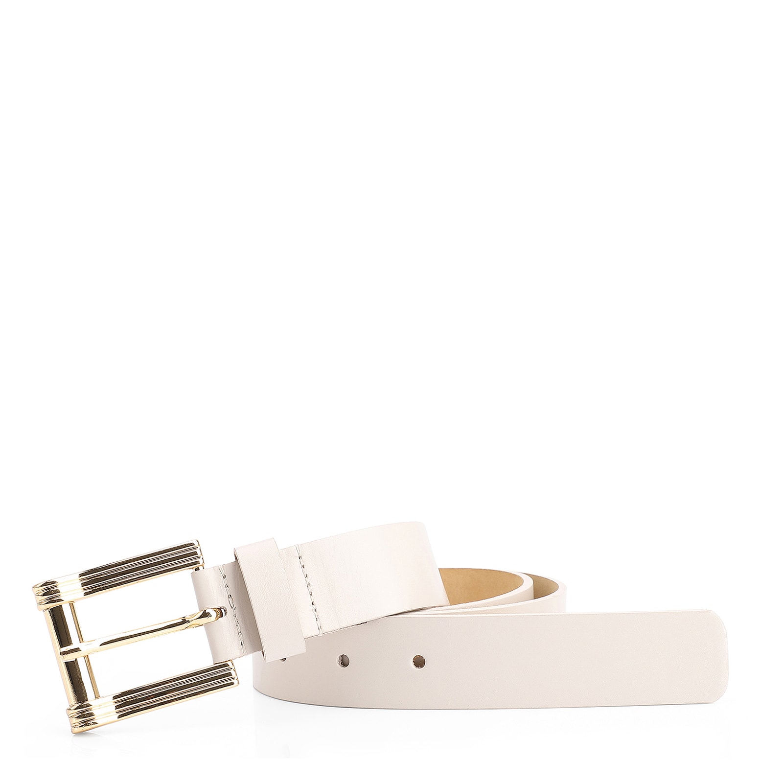 Cinto Couro Off White