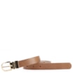 Cinto Couro Off White/Marrom - imagem 1