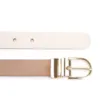 Cinto Couro Off White/Marrom - imagem 3