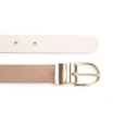 Cinto Couro Off White/Marrom - imagem 3