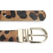 Cinto Couro Pelo Leopardo/Preto - imagem 3