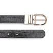 Cinto Couro Preto/Croco Preto - imagem 3