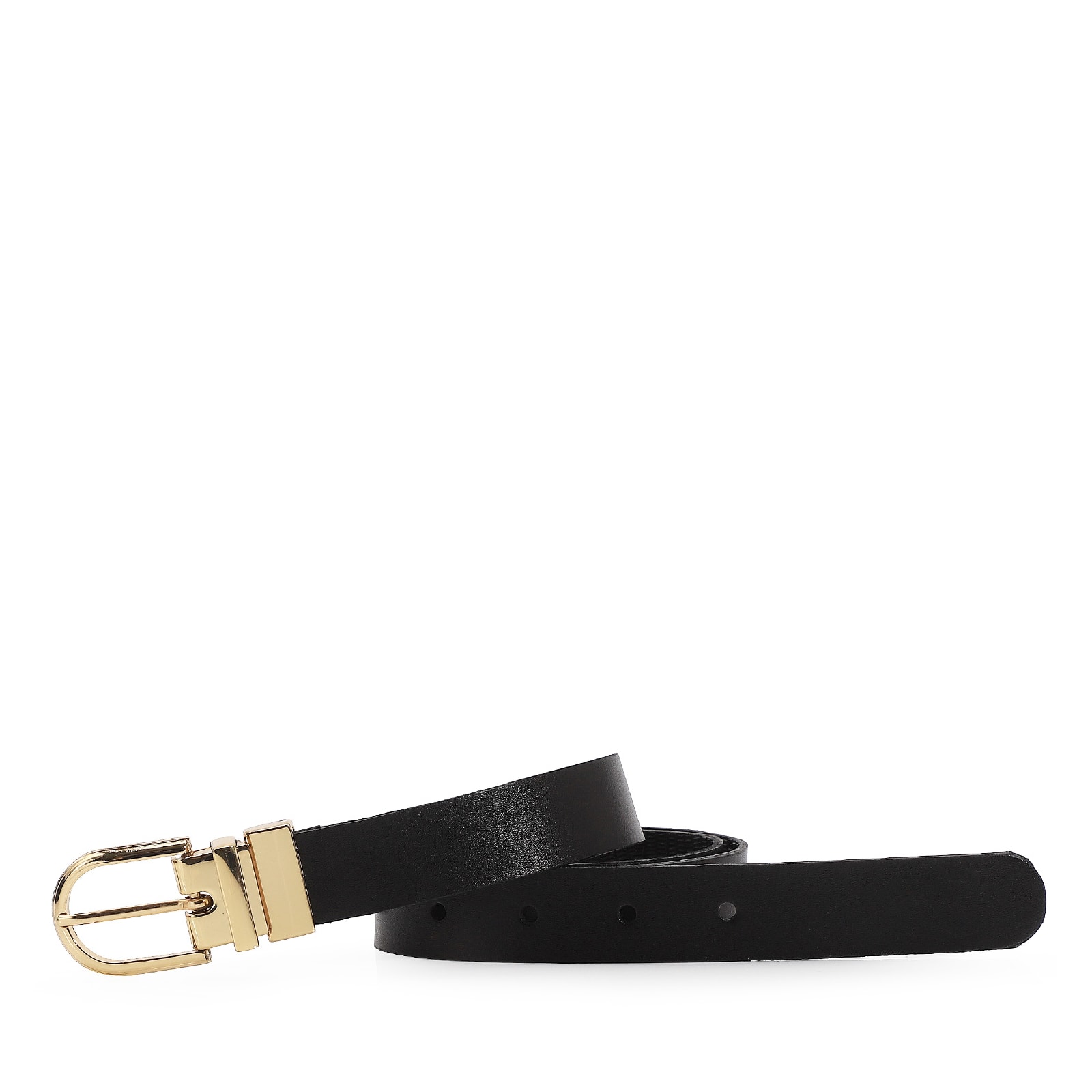 Cinto Couro Preto/Lezard Preto