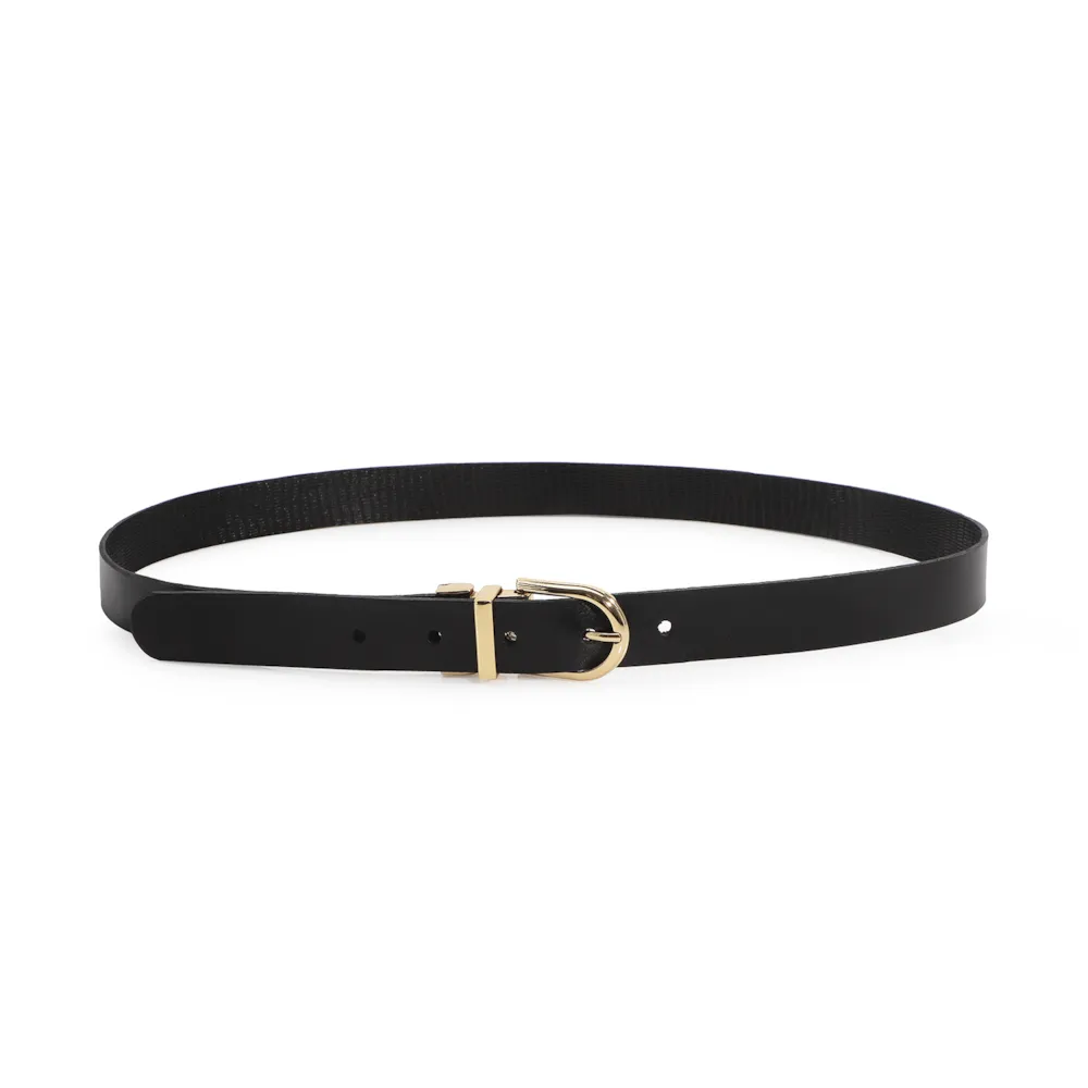Cinto Couro Preto/Lezard Preto - imagem 2